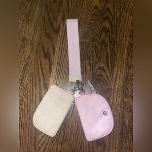 Lululemon dual pouch wristlet
